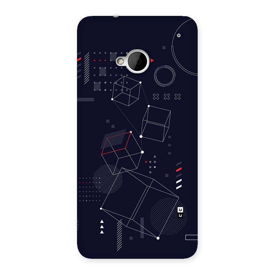 Royal Abstract Shapes Back Case for One M7 (Single Sim)