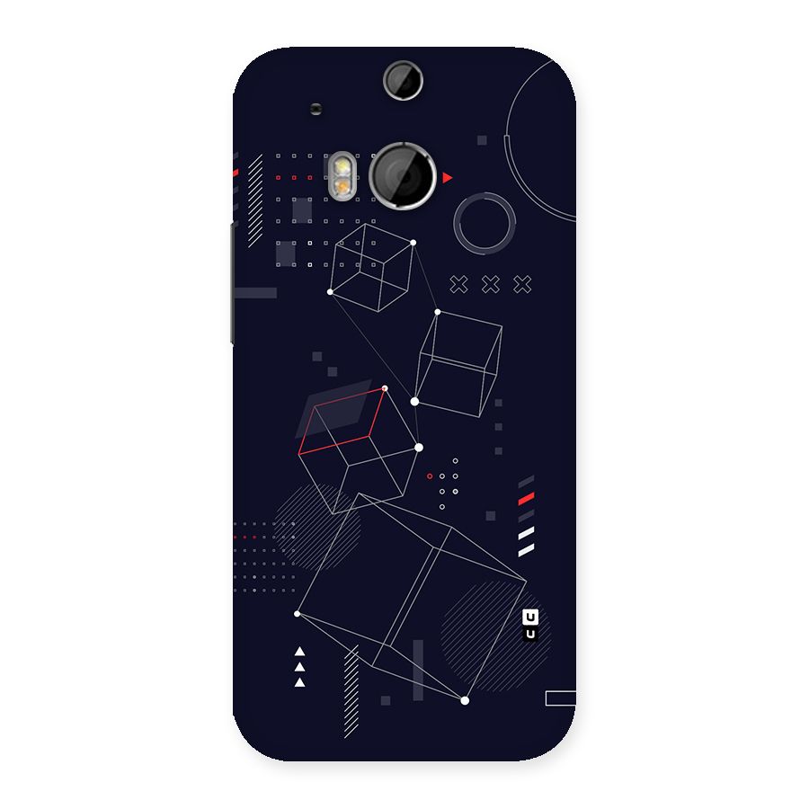 Royal Abstract Shapes Back Case for One M8