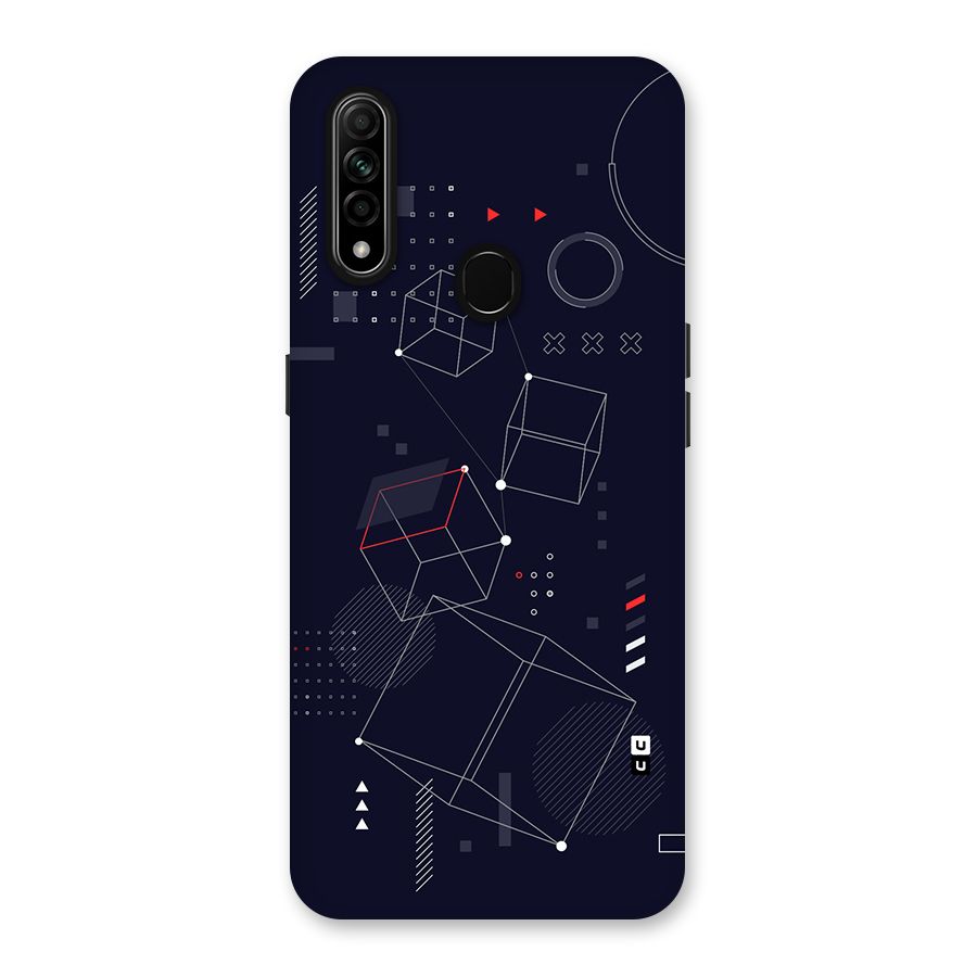 Royal Abstract Shapes Back Case for Oppo A31