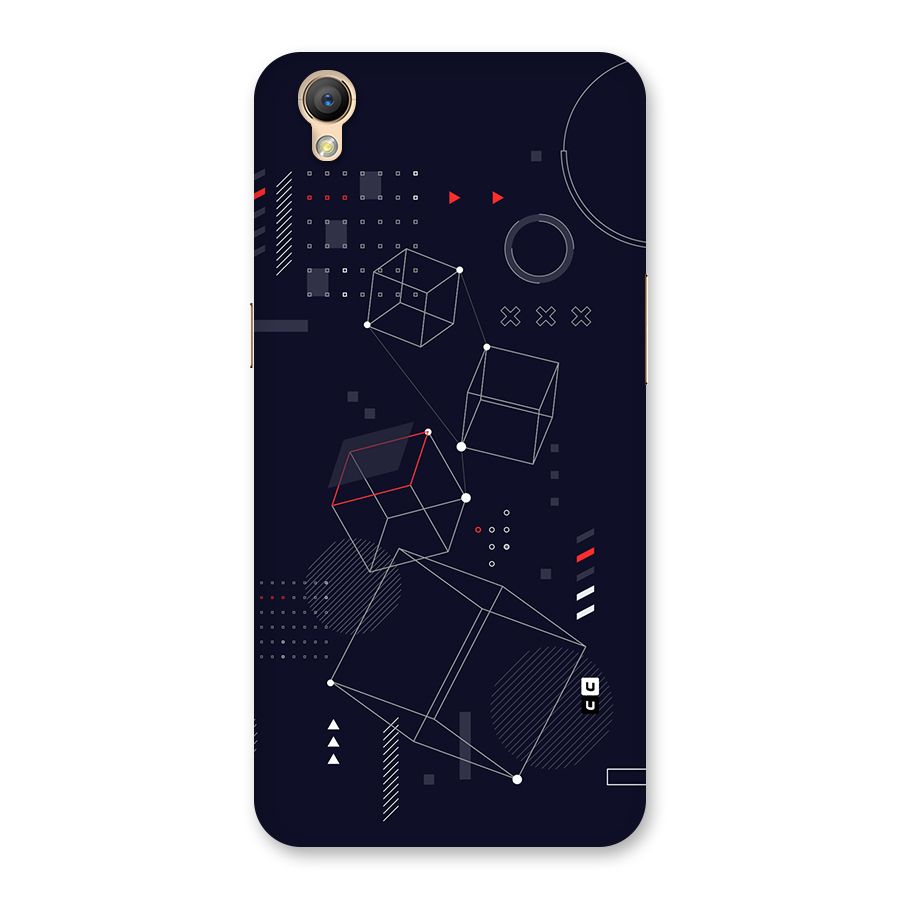 Royal Abstract Shapes Back Case for Oppo A37