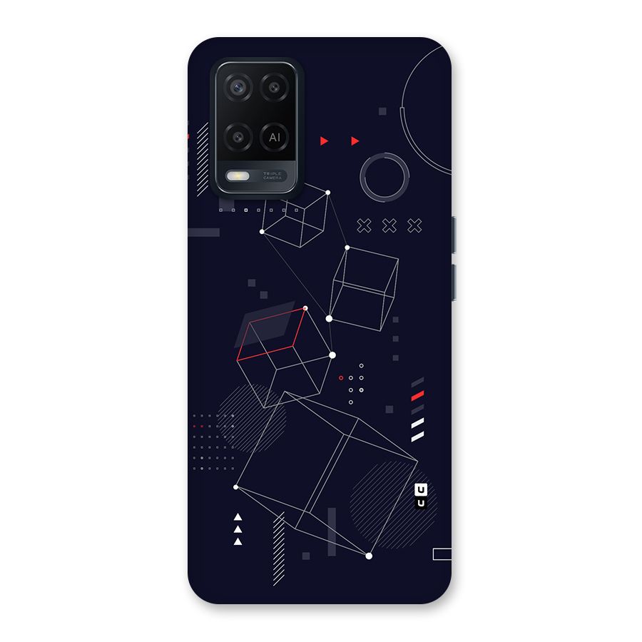 Royal Abstract Shapes Back Case for Oppo A54