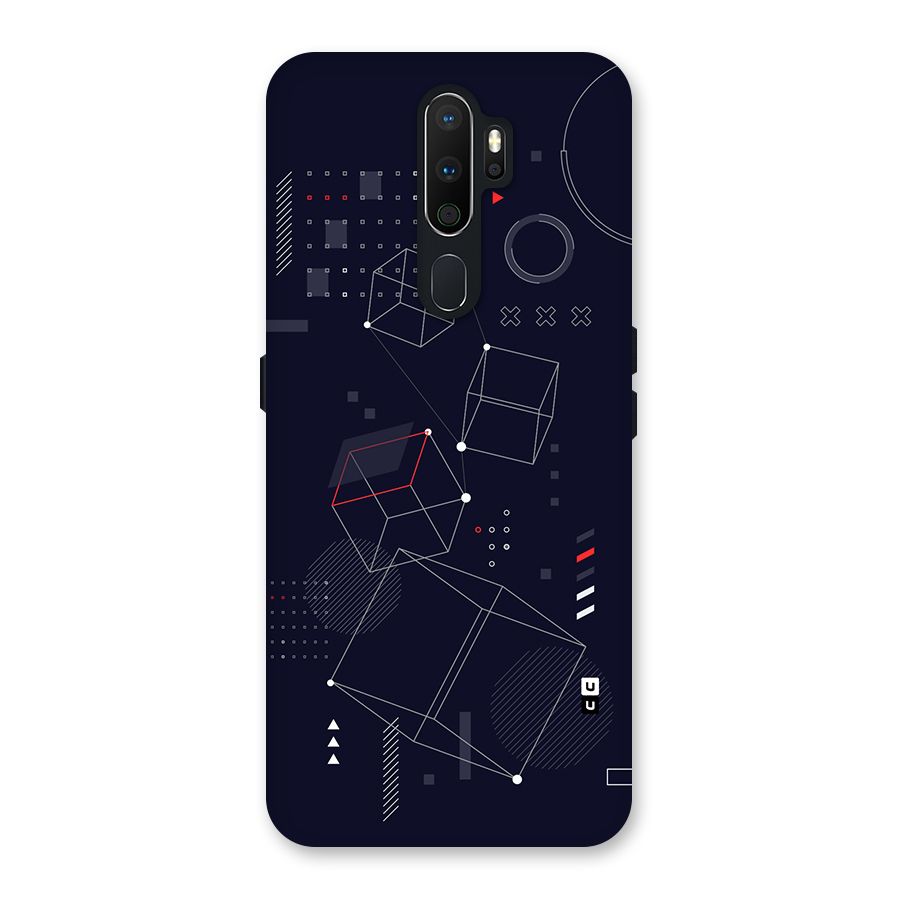 Royal Abstract Shapes Back Case for Oppo A5 (2020)
