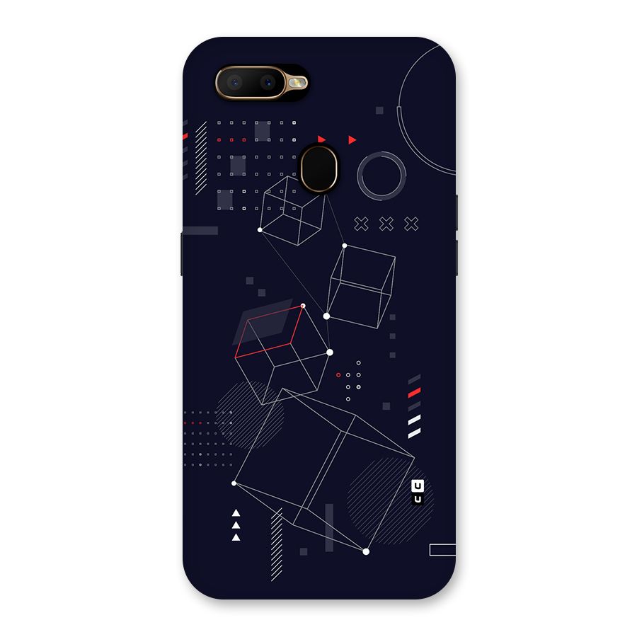 Royal Abstract Shapes Back Case for Oppo A5s
