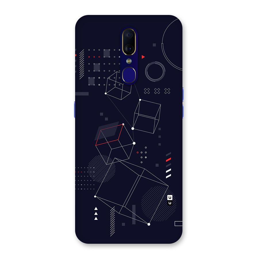 Royal Abstract Shapes Back Case for Oppo A9