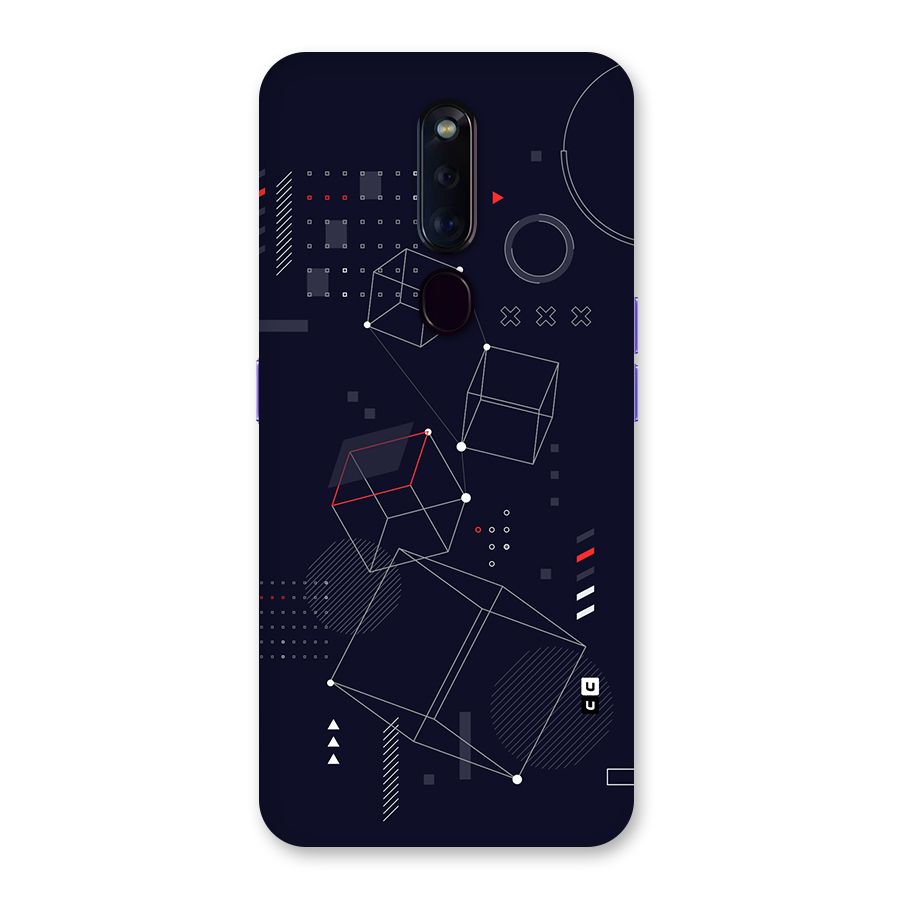 Royal Abstract Shapes Back Case for Oppo F11 Pro