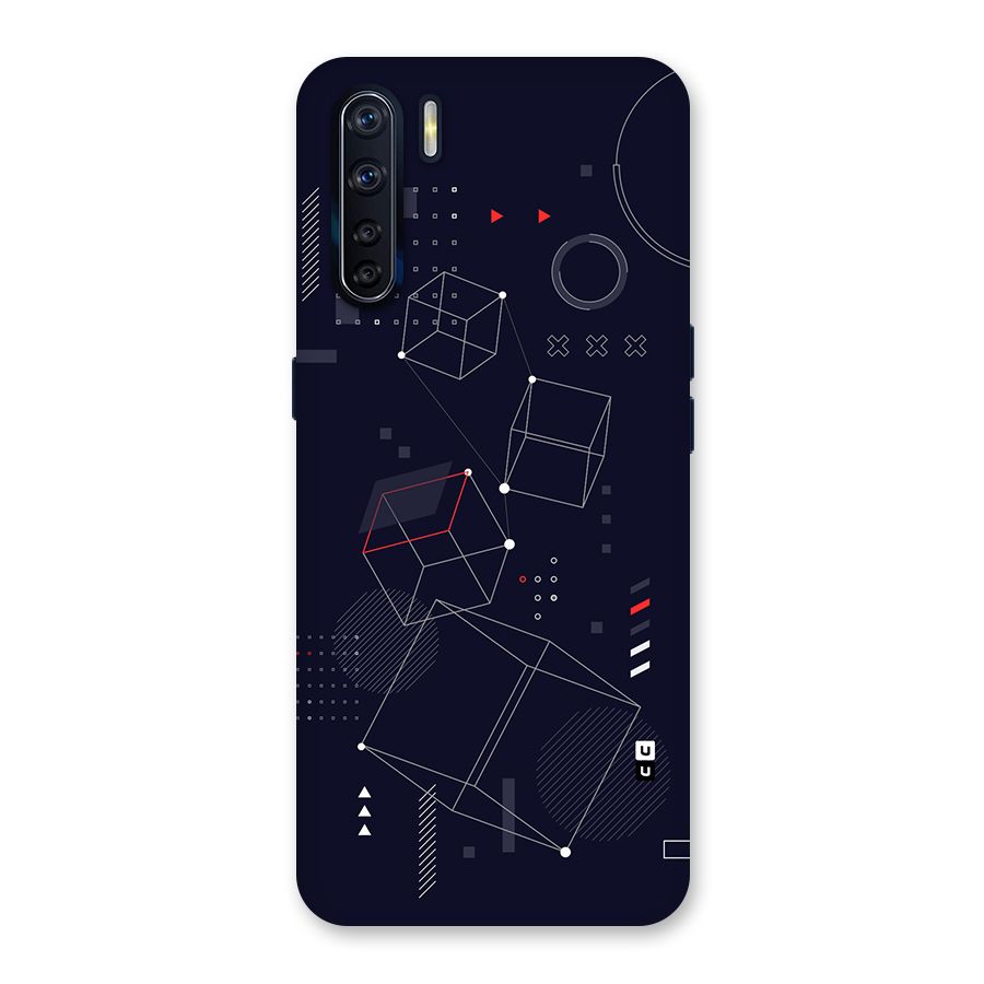 Royal Abstract Shapes Back Case for Oppo F15