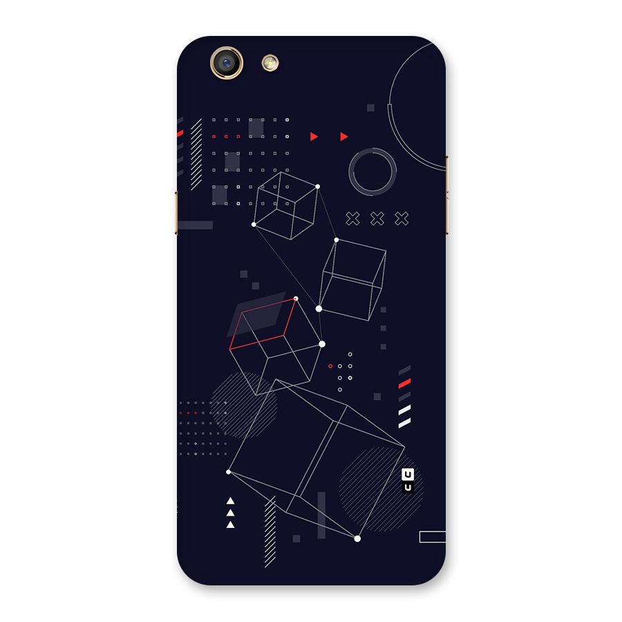 Royal Abstract Shapes Back Case for Oppo F3