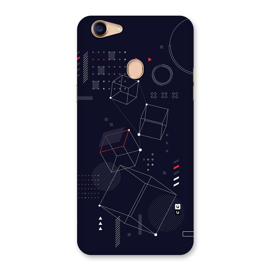 Royal Abstract Shapes Back Case for Oppo F5 Youth