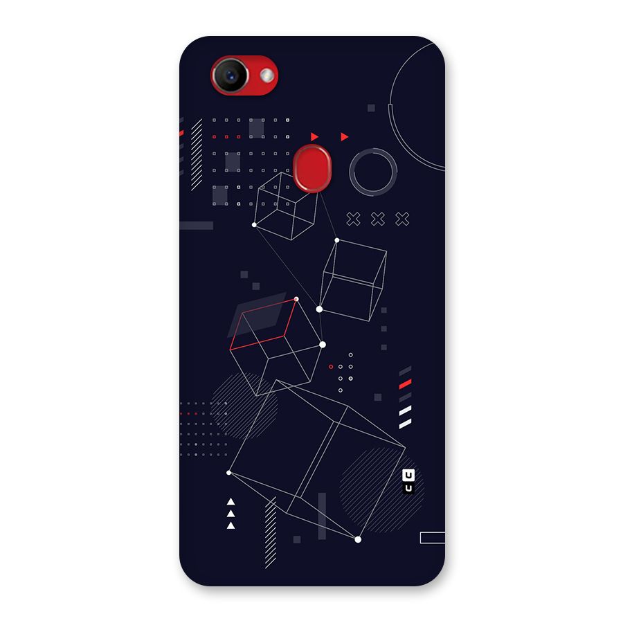 Royal Abstract Shapes Back Case for Oppo F7