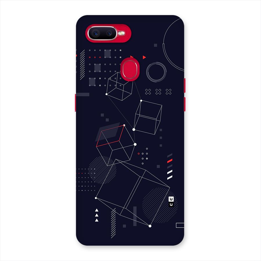 Royal Abstract Shapes Back Case for Oppo F9 Pro