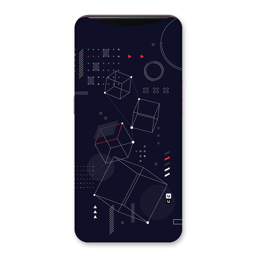 Royal Abstract Shapes Back Case for Oppo Find X