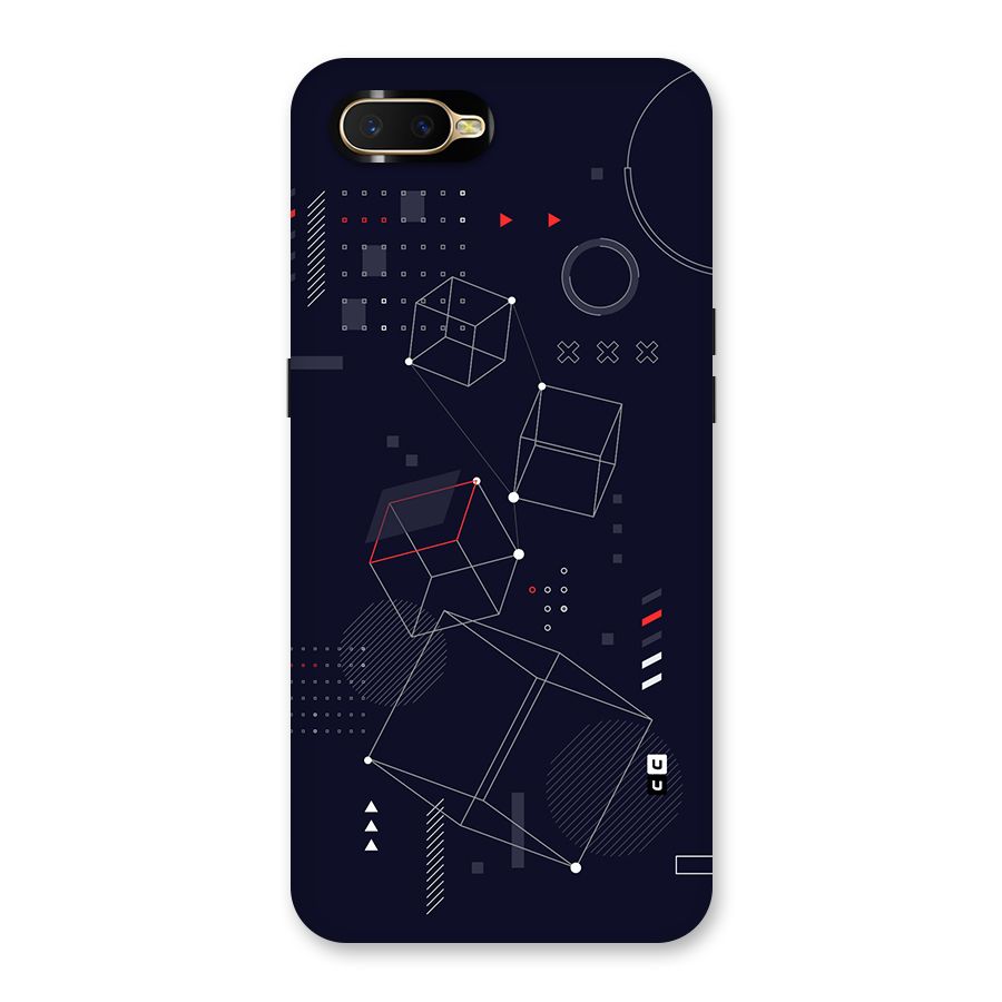Royal Abstract Shapes Back Case for Oppo K1