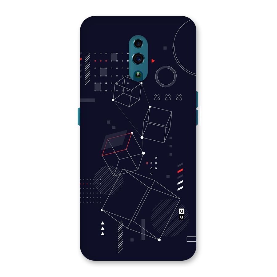 Royal Abstract Shapes Back Case for Oppo Reno
