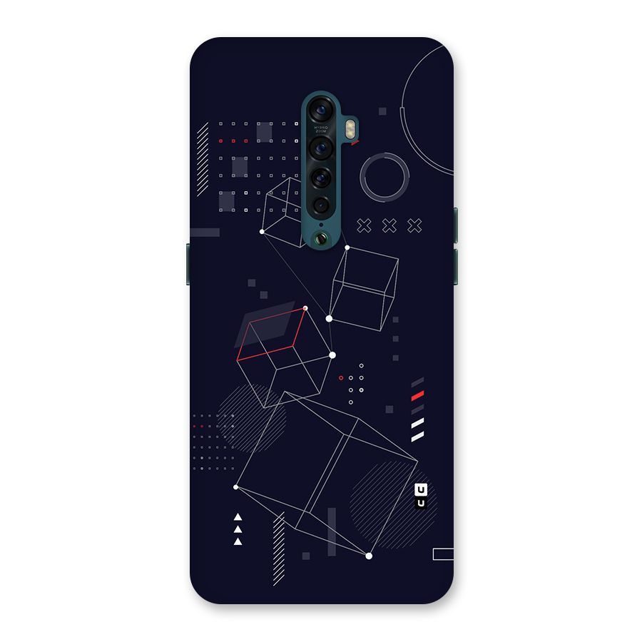 Royal Abstract Shapes Back Case for Oppo Reno2
