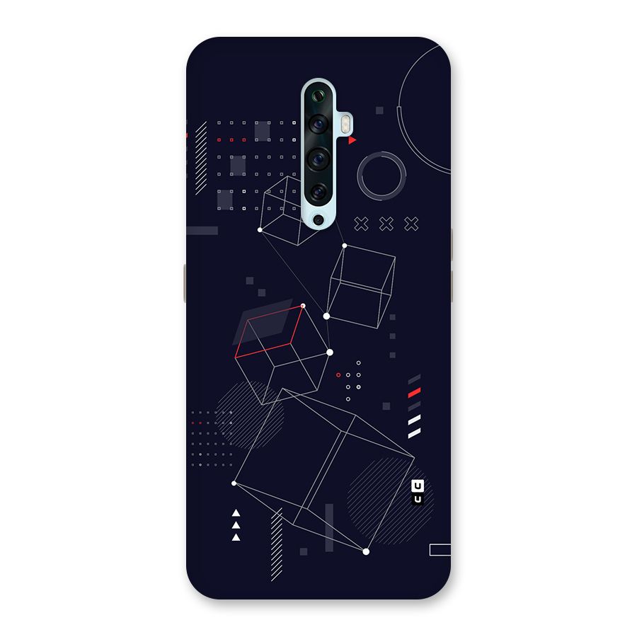 Royal Abstract Shapes Back Case for Oppo Reno2 Z