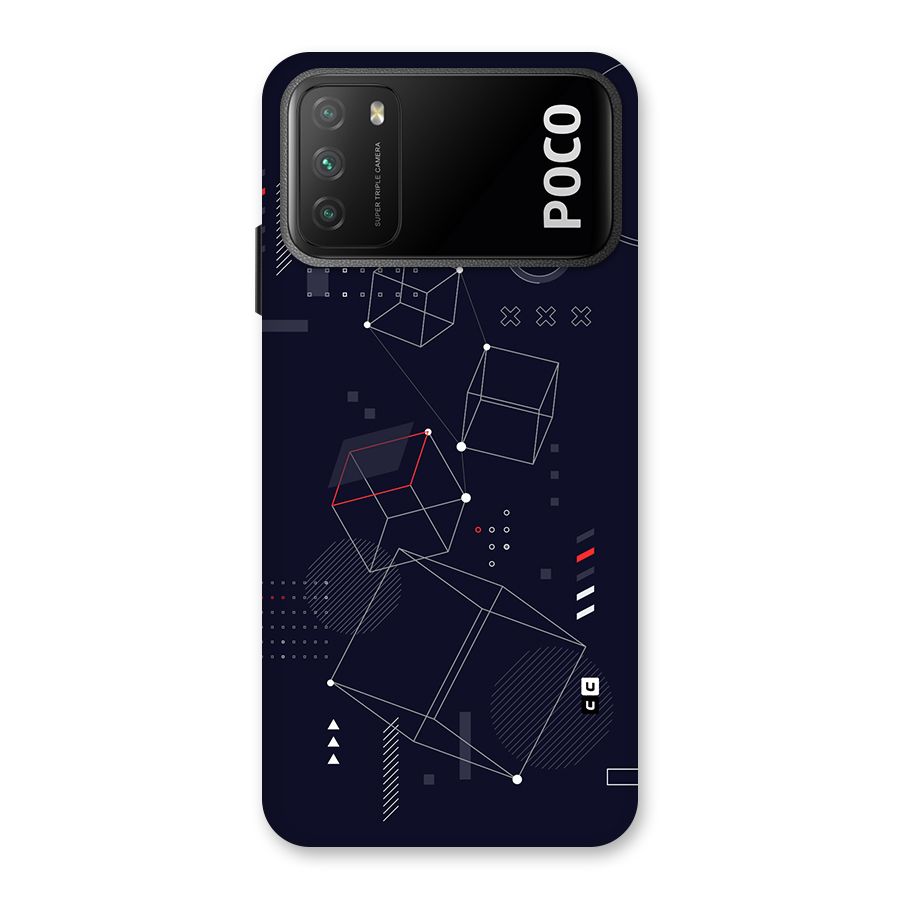 Royal Abstract Shapes Back Case for Poco M3