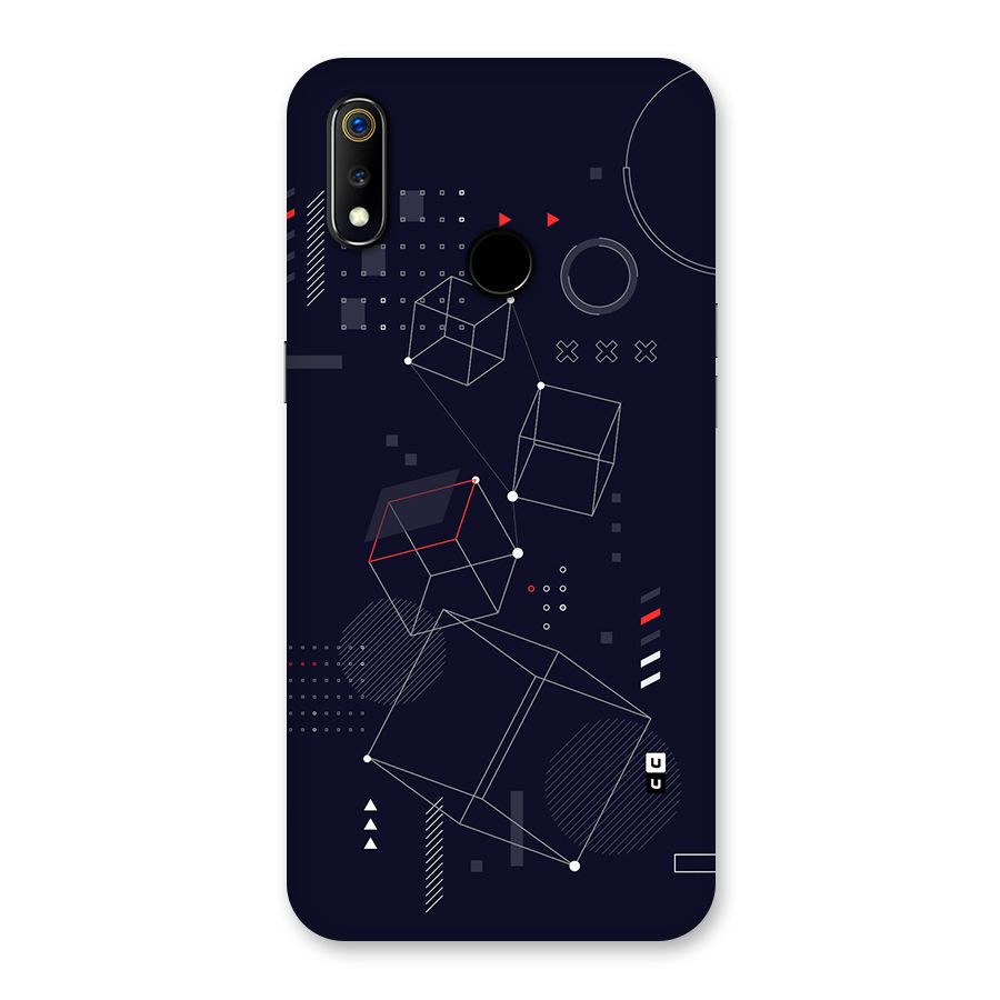 Royal Abstract Shapes Back Case for Realme 3