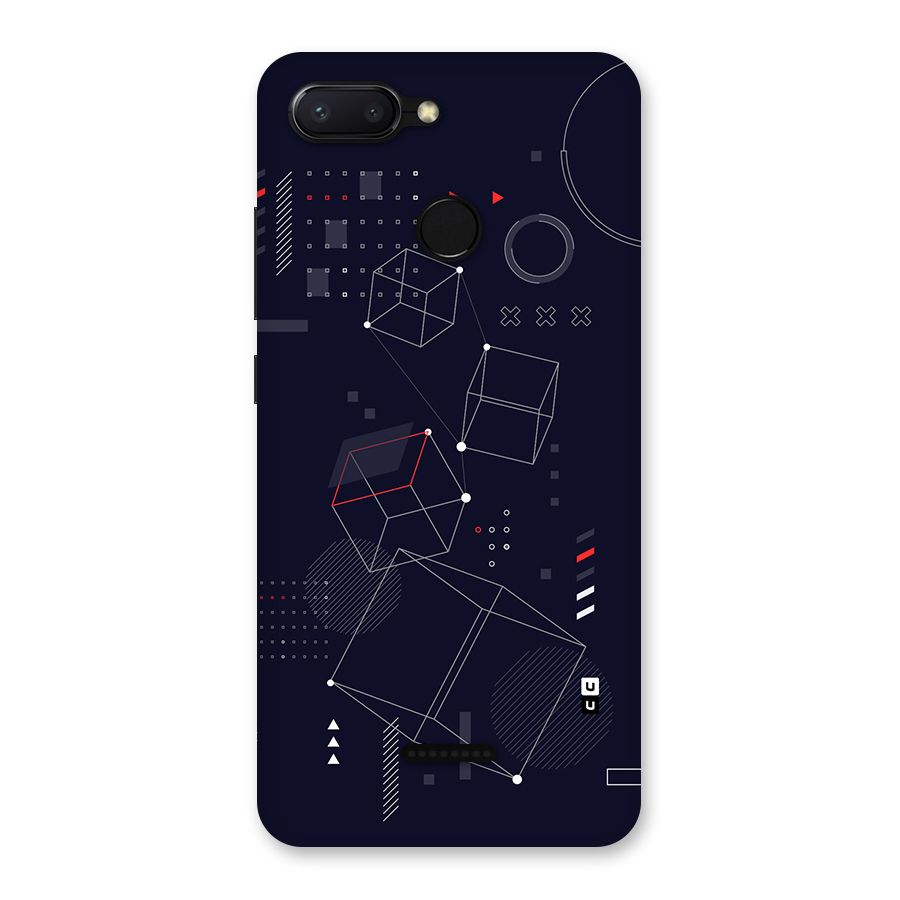 Royal Abstract Shapes Back Case for Redmi 6