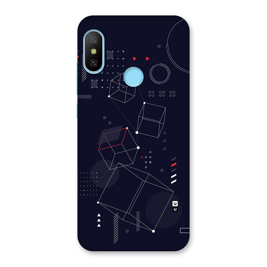 Royal Abstract Shapes Back Case for Redmi 6 Pro