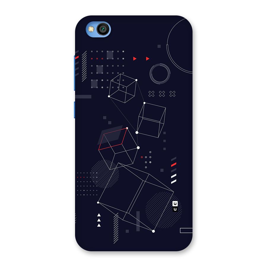 Royal Abstract Shapes Back Case for Redmi Go