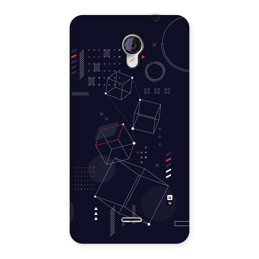 Royal Abstract Shapes Back Case for Unite 2 A106