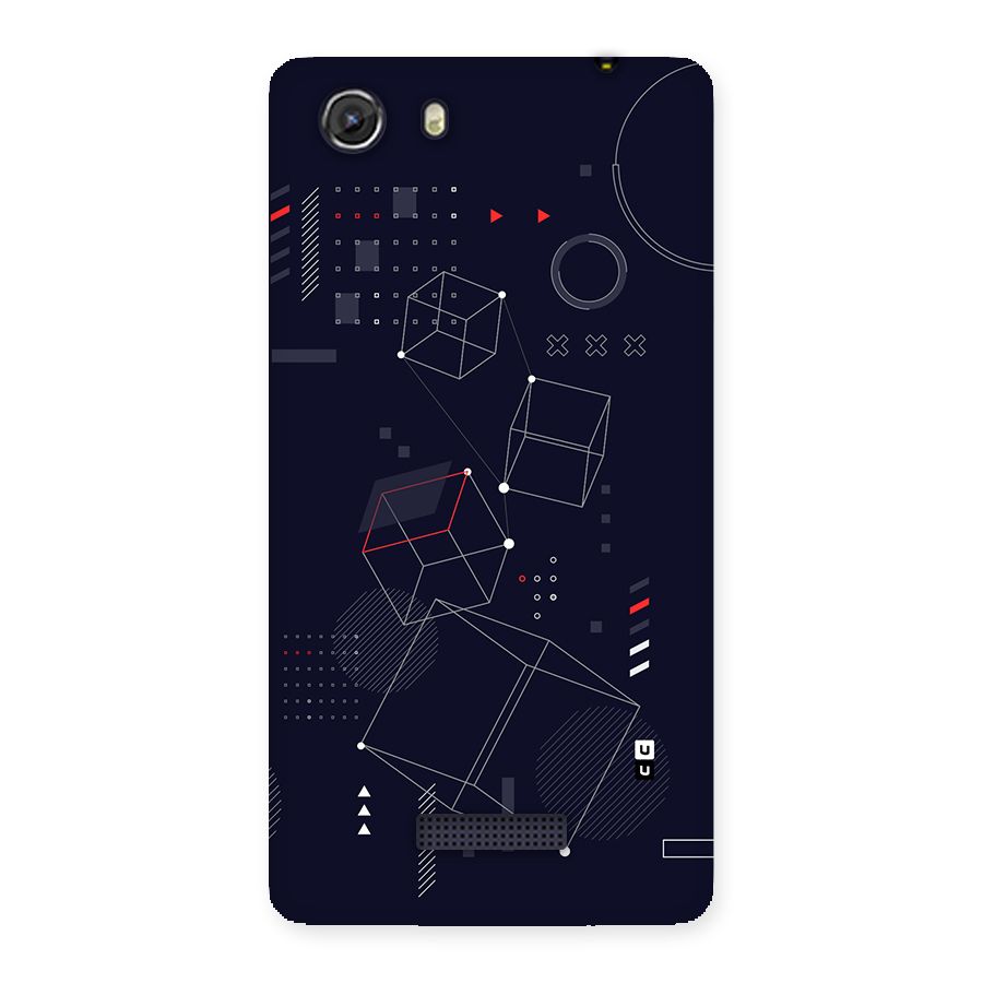 Royal Abstract Shapes Back Case for Unite 3
