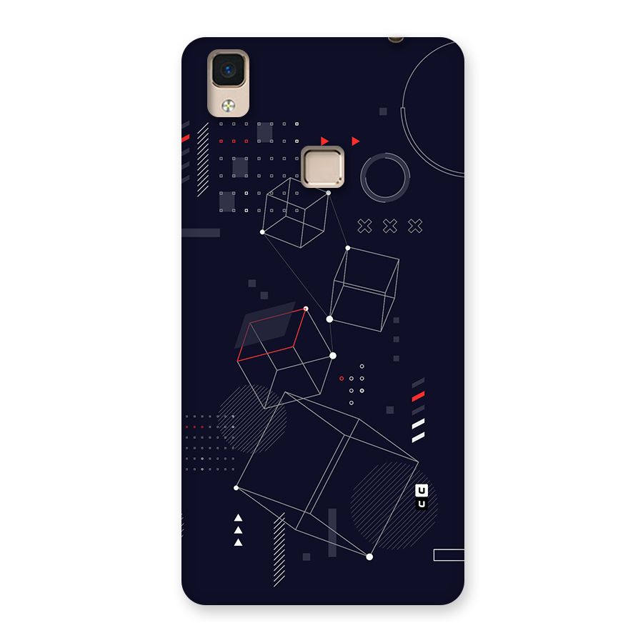Royal Abstract Shapes Back Case for V3 Max