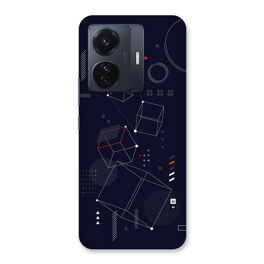 Royal Abstract Shapes Back Case for Vivo T1 Pro