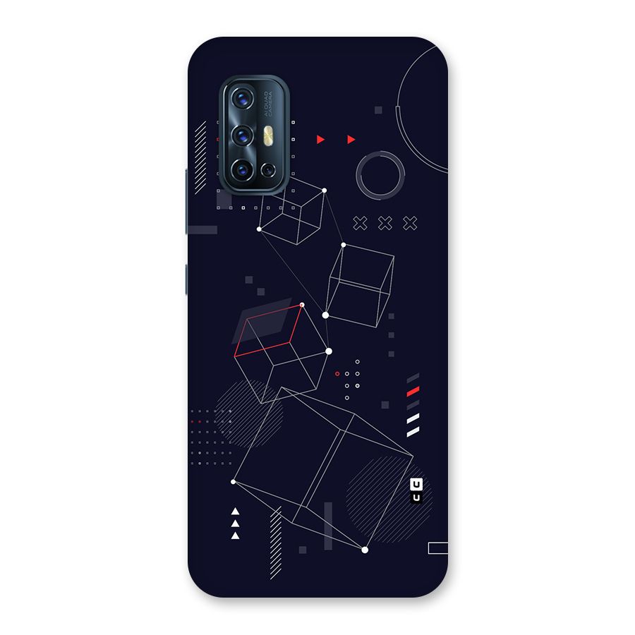Royal Abstract Shapes Back Case for Vivo V17