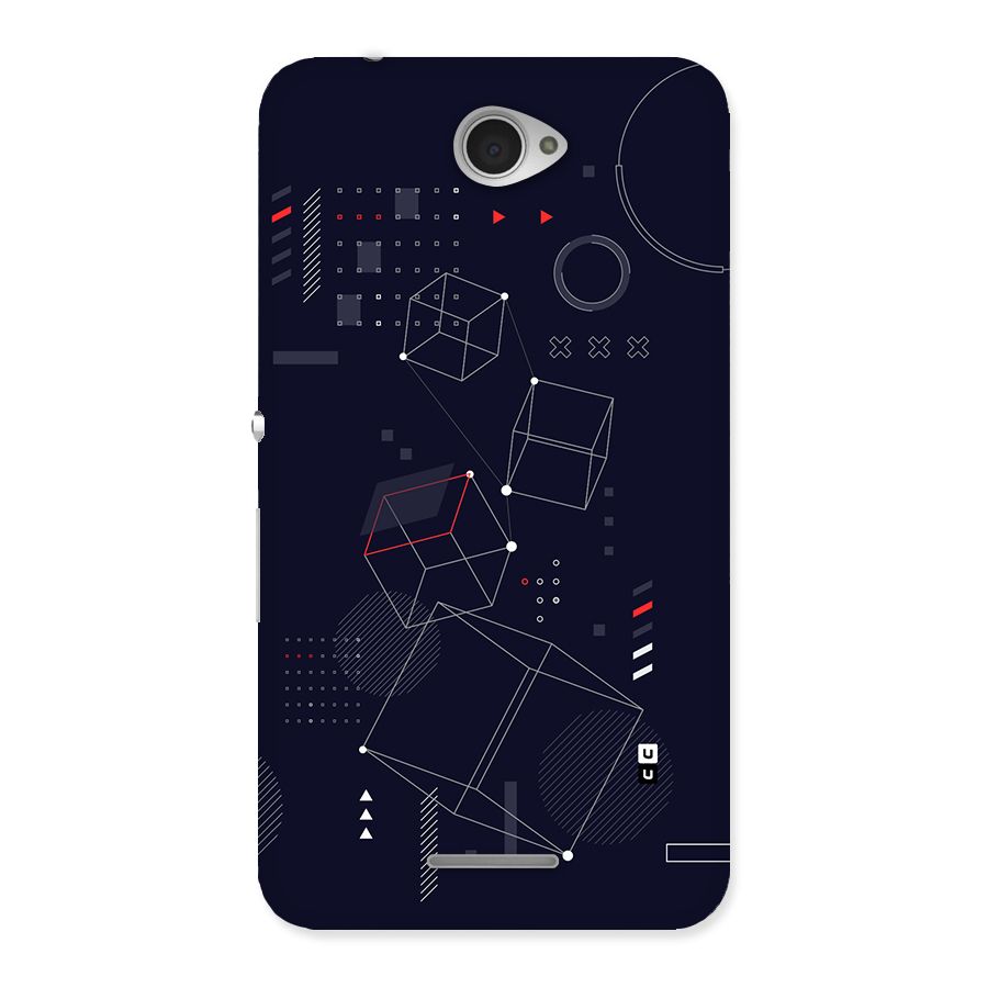 Royal Abstract Shapes Back Case for Xperia E4