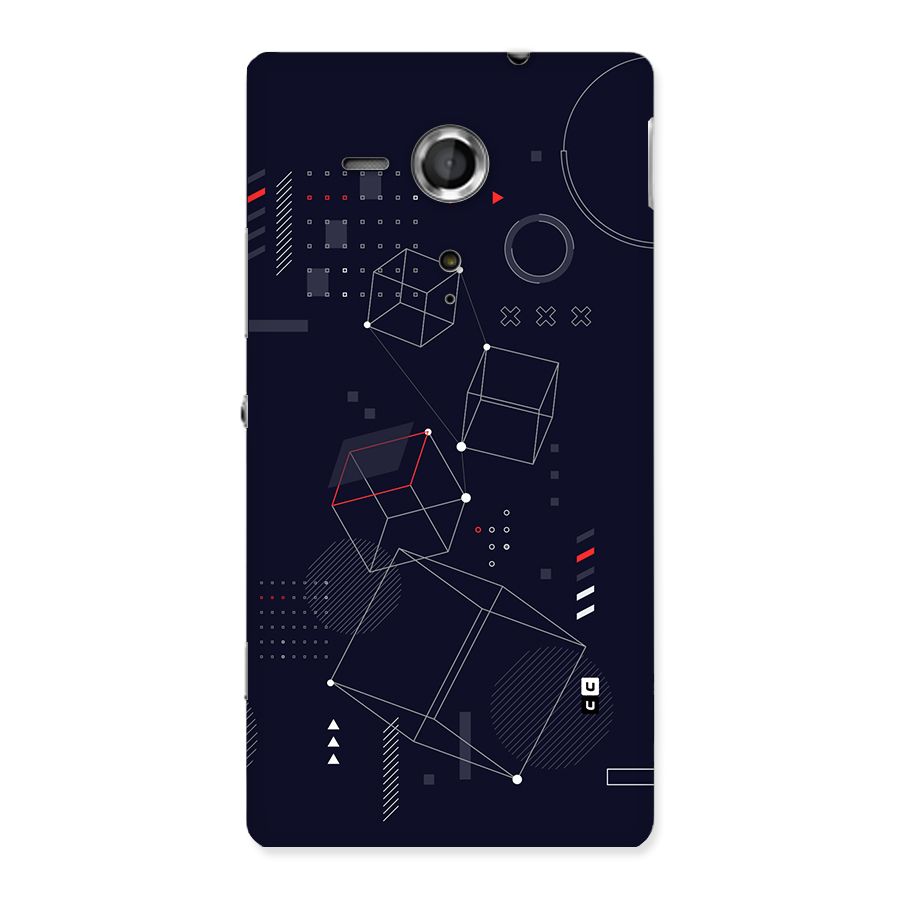 Royal Abstract Shapes Back Case for Xperia Sp