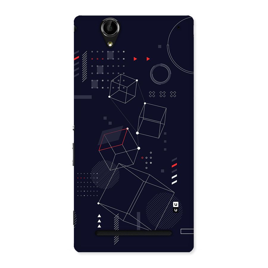 Royal Abstract Shapes Back Case for Xperia T2