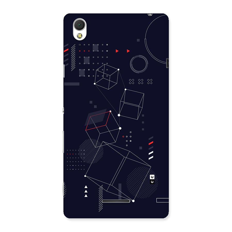 Royal Abstract Shapes Back Case for Xperia T3