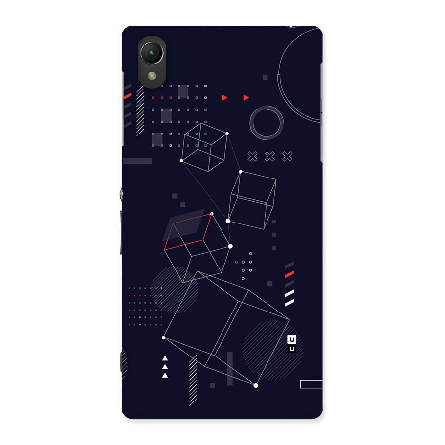 Royal Abstract Shapes Back Case for Xperia Z1