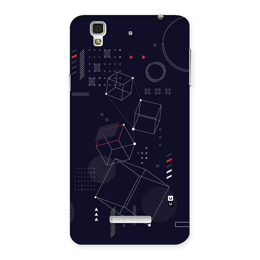 Royal Abstract Shapes Back Case for YU Yureka Plus