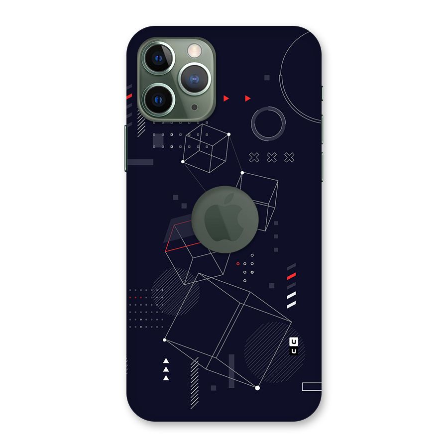 Royal Abstract Shapes Back Case for iPhone 11 Pro Logo Cut