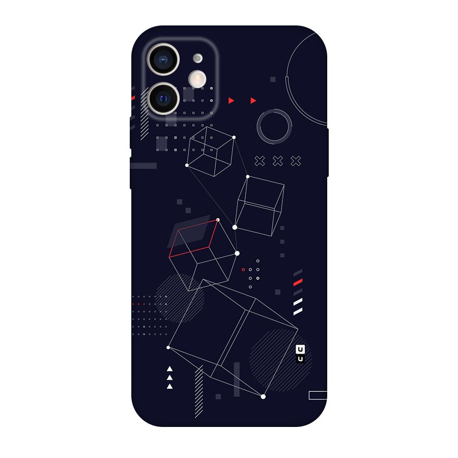 Royal Abstract Shapes Back Case for iPhone 12