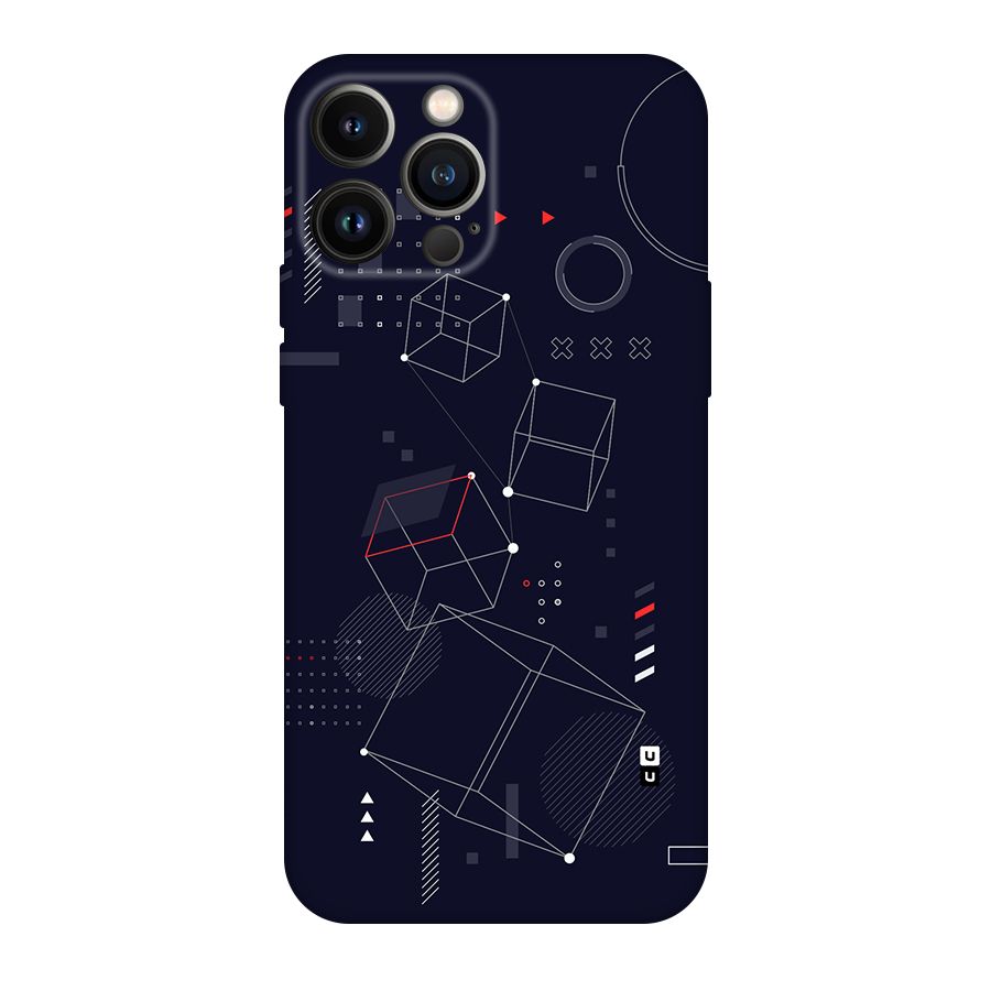 Royal Abstract Shapes Back Case for iPhone 13 Pro Max