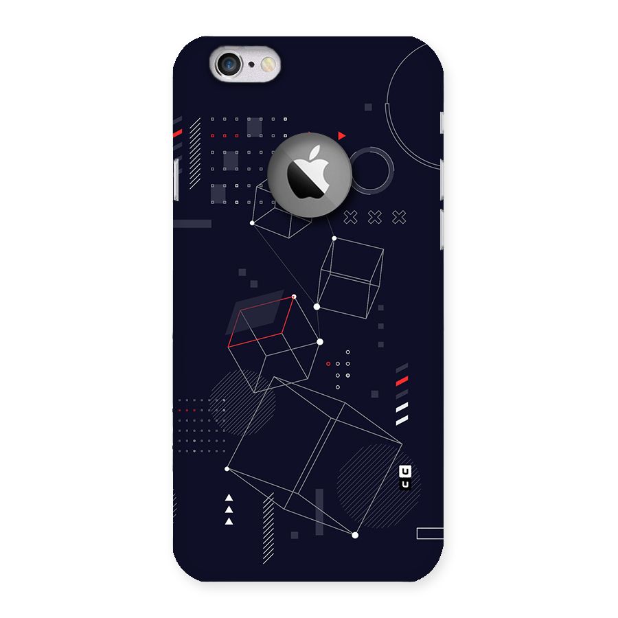 Royal Abstract Shapes Back Case for iPhone 6 Logo Cut