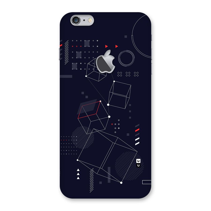 Royal Abstract Shapes Back Case for iPhone 6 Plus 6S Plus Logo Cut