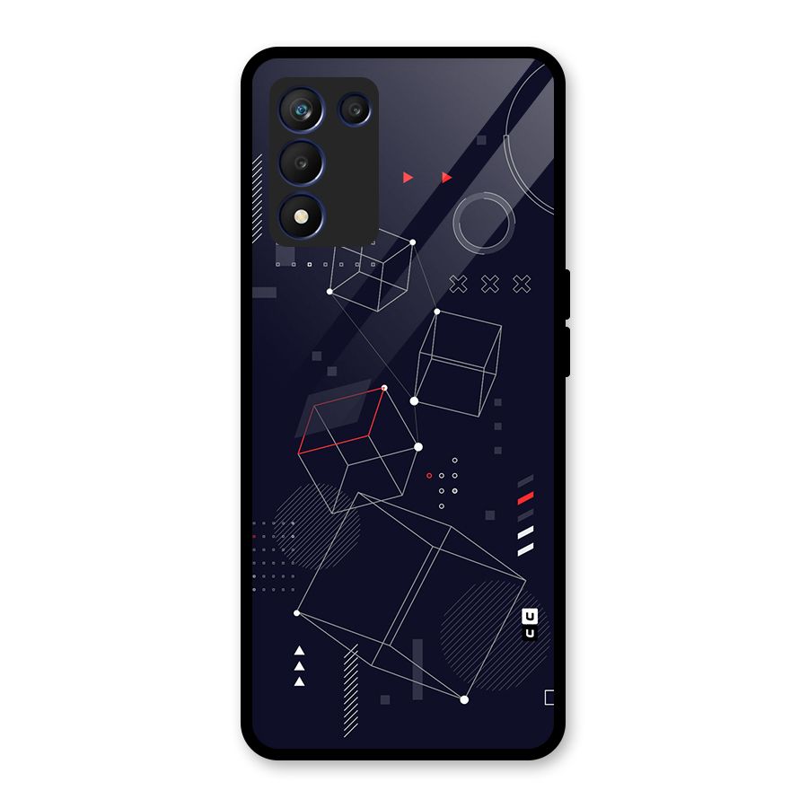 Royal Abstract Shapes Glass Back Case for Realme 9 5G Speed