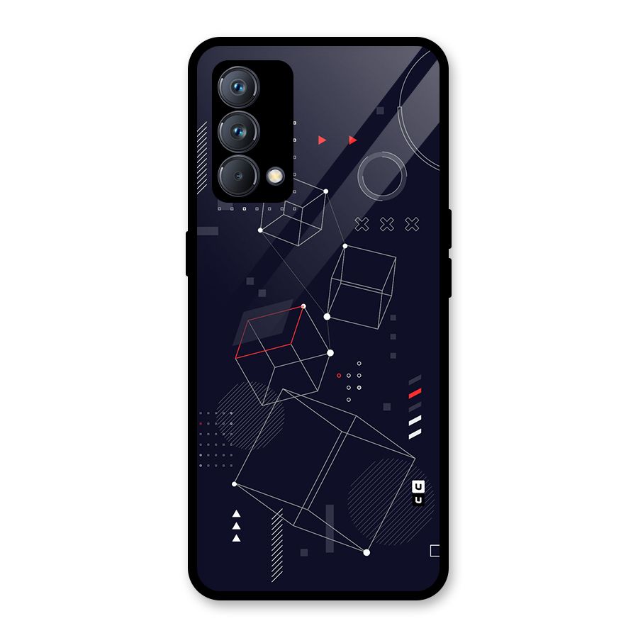 Royal Abstract Shapes Glass Back Case for Realme GT Master Edition