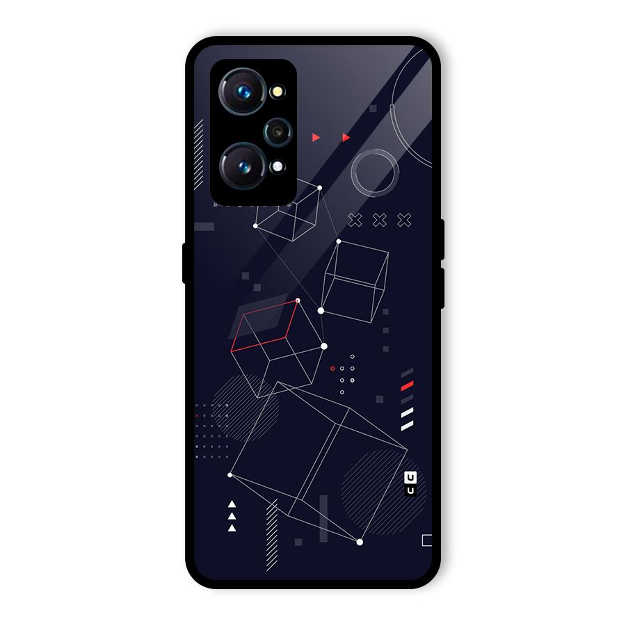Royal Abstract Shapes Glass Back Case for Realme GT Neo2