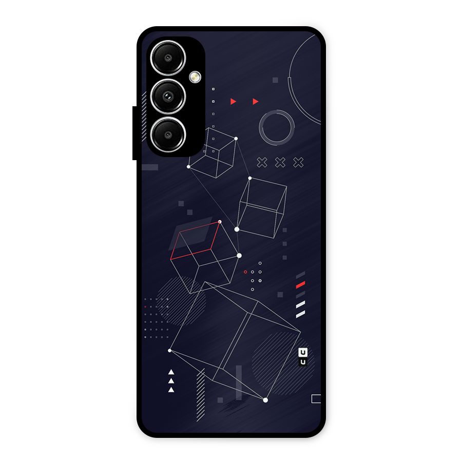 Royal Abstract Shapes Metal Back Case for Galaxy A05s