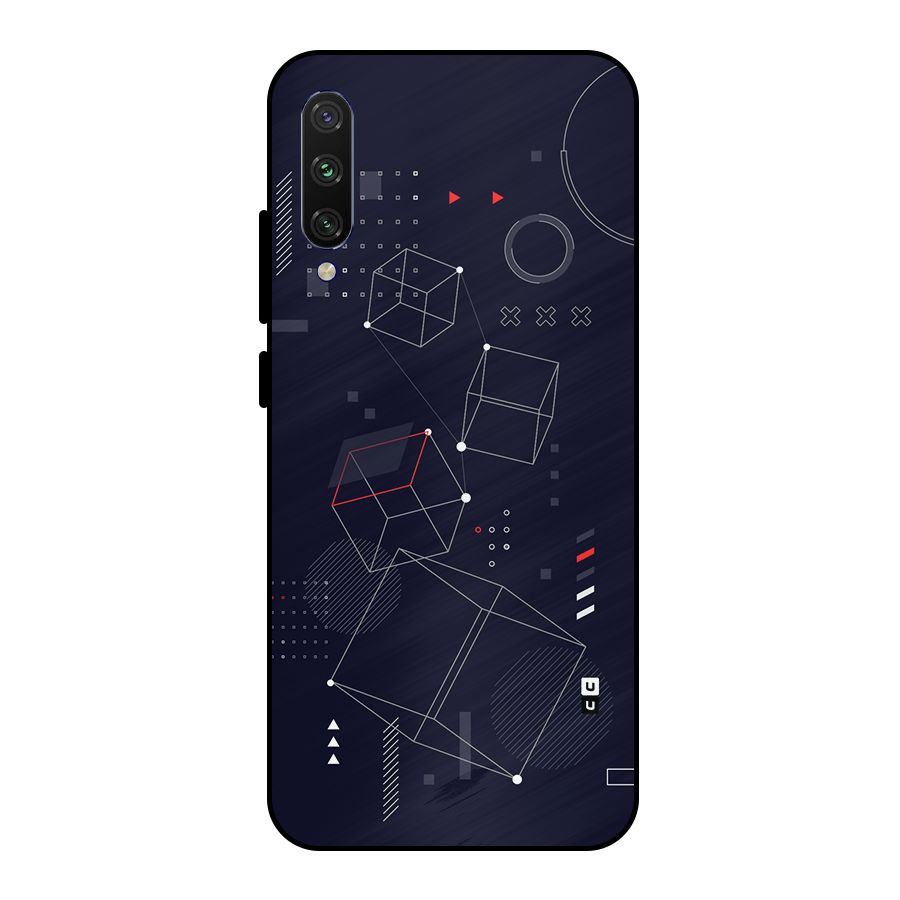 Royal Abstract Shapes Metal Back Case for Mi A3
