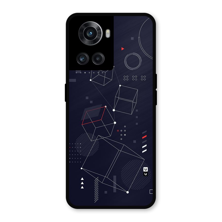 Royal Abstract Shapes Metal Back Case for OnePlus 10R