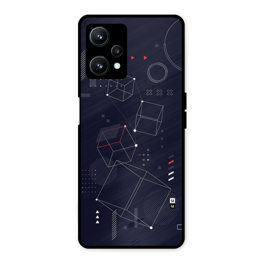 Royal Abstract Shapes Metal Back Case for Realme 9 Pro 5G