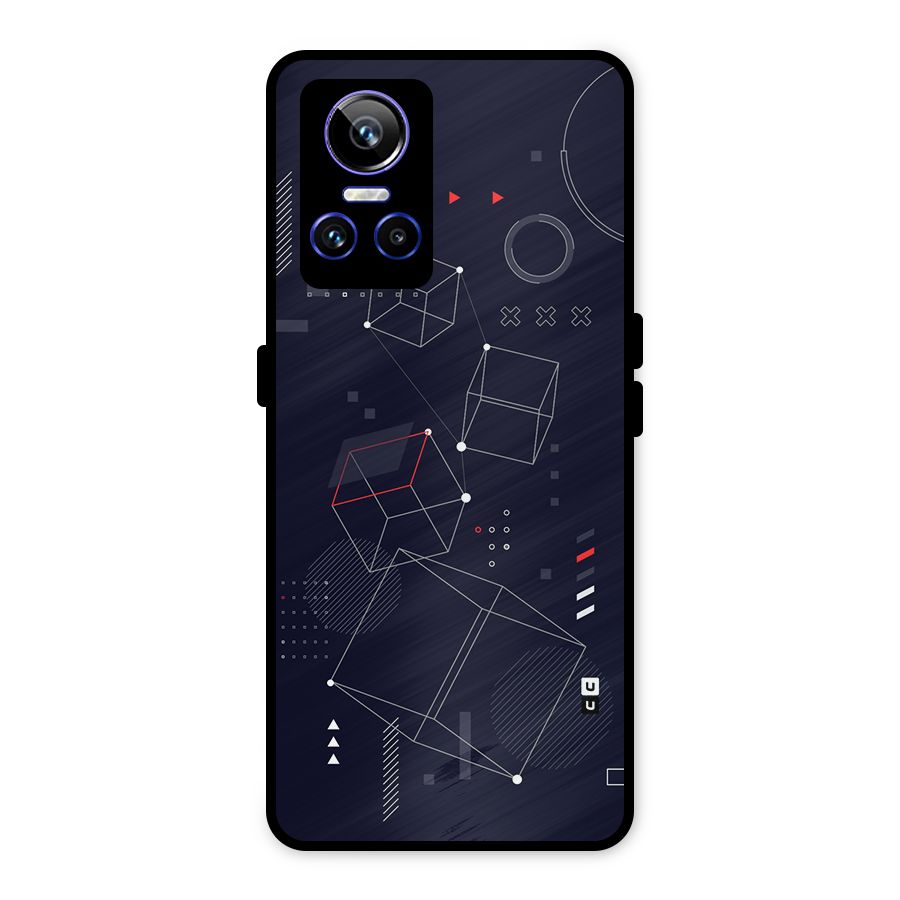 Royal Abstract Shapes Metal Back Case for Realme GT Neo 3