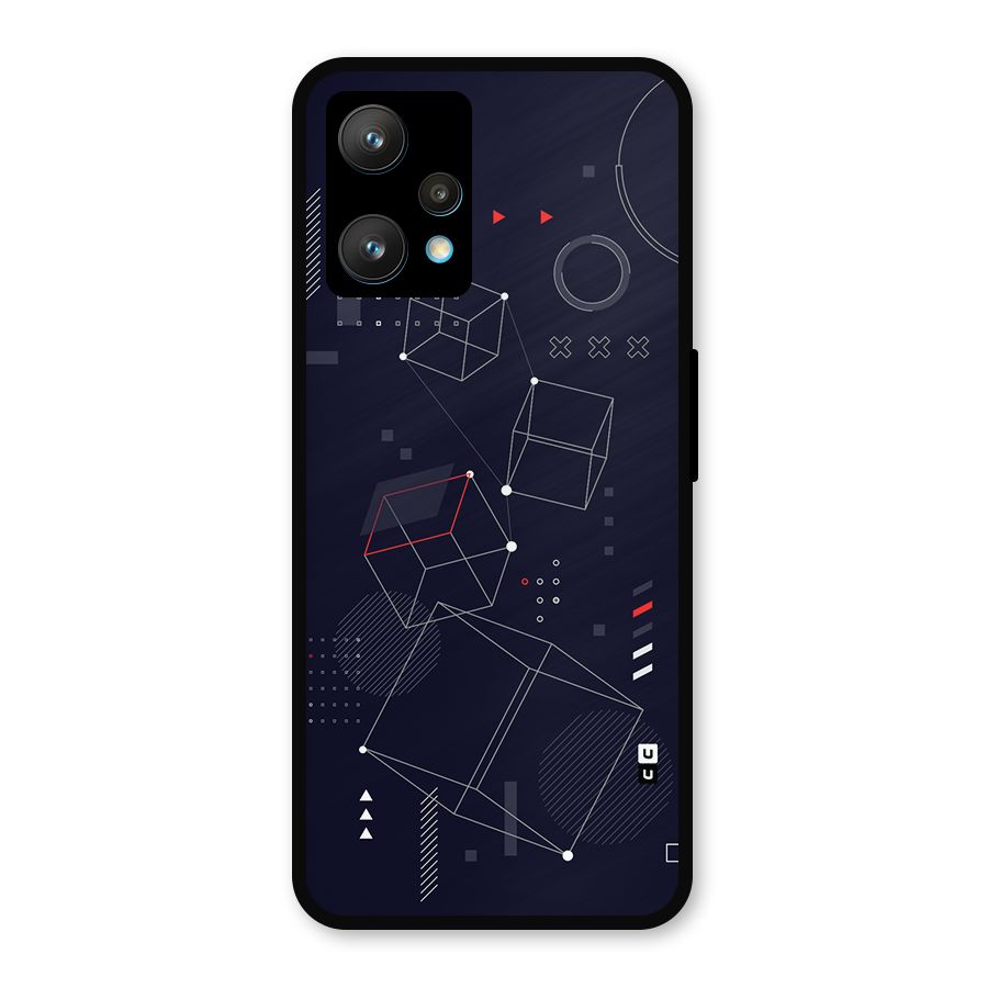 Royal Abstract Shapes Metal Back Case for Realme Narzo 50 Pro