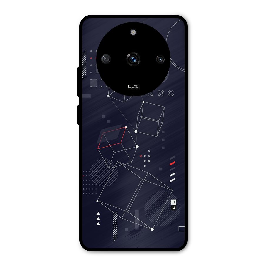 Royal Abstract Shapes Metal Back Case for Realme Narzo 60 5G